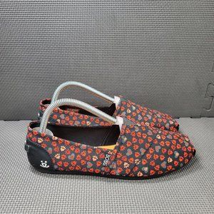 Womens Sz 9 Red Skechers Bobs Plush Finger Flats